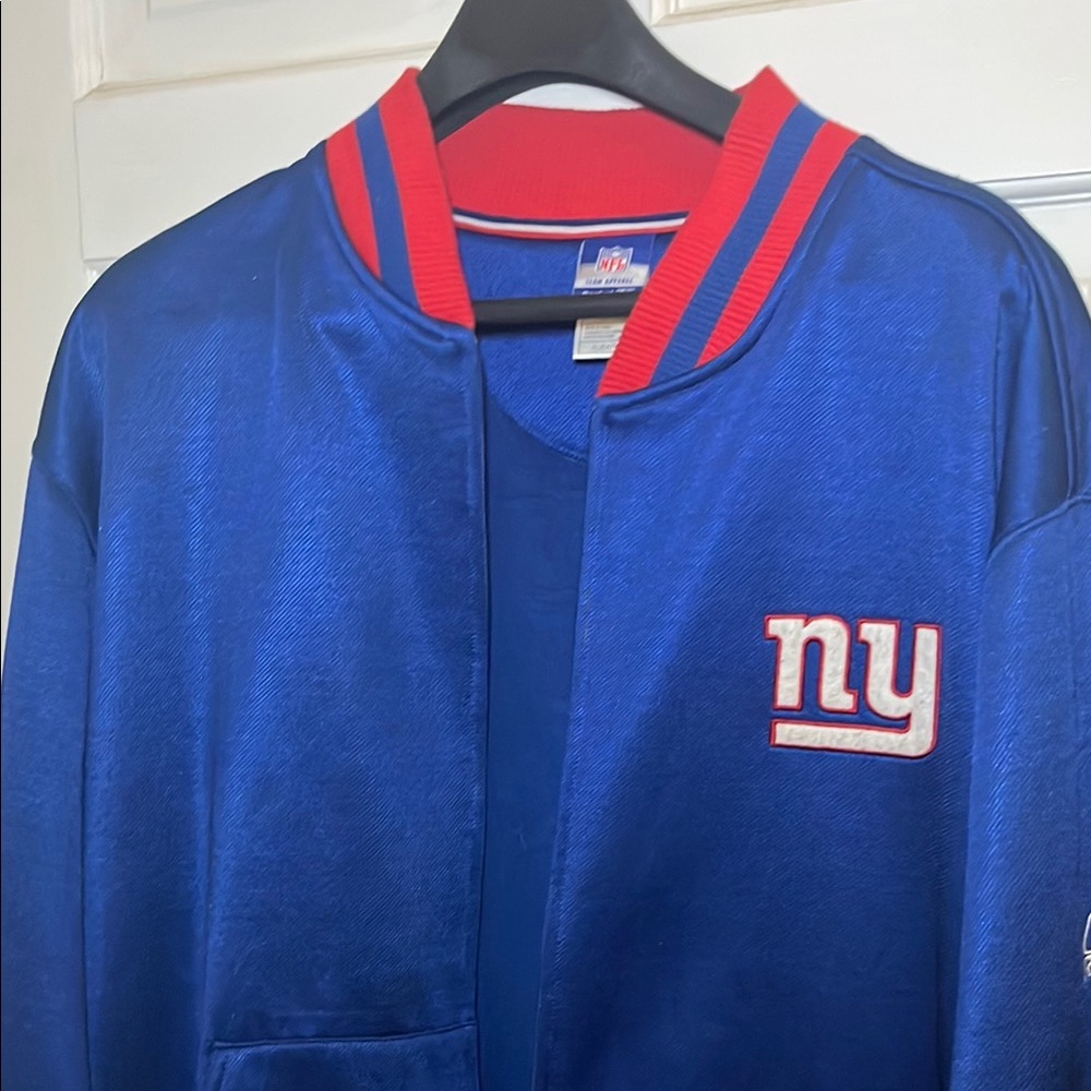 NY Blue and Red Varsity Jacket